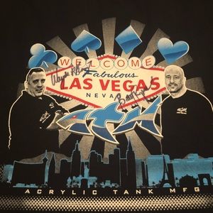 Tanked autographed T-shirt